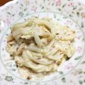 みるきぃ～2's cooksnap of when they made 新たまのクリームチーズおかか和え.
