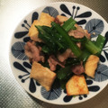 cott♡n's cooksnap of when they made お揚げが美味！小松菜と豚肉の炒めもの.