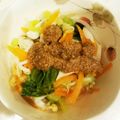 まつこ・ω・'s cooksnap of when they made チンゲン菜ともやしのピリ辛ごまサラダ.