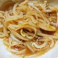 しま★★★'s cooksnap of when they made ◆もやしだけ♪もやしのにんにく生姜ポン酢.
