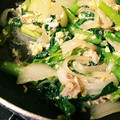 ｶｯﾊﾟ。's cooksnap of when they made 豚肉と小松菜の卵炒め.