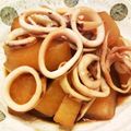 マーブルぽぽろん・A's cooksnap of when they made いかと大根の煮物.