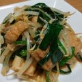 ばく★ちく's cooksnap of when they made レンジで簡単もう一品！厚揚げニラもやし煮.