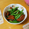 ma04tsu's cooksnap of when they made お弁当用いんげんとウインナー炒め.