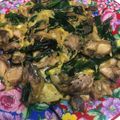 キャップとラム's cooksnap of when they made 超時短♪めんつゆで♪サバ缶ニラ玉丼.