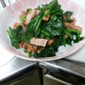 kotohime00's cooksnap of when they made 上等ベーコンとほうれん草炒め.