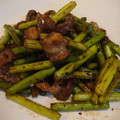 るちあママ's cooksnap of when they made 砂肝とにんにくの芽炒め.