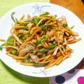 愛音‐aine‐'s cooksnap of when they made 豚肉で！チンジャオロース風.
