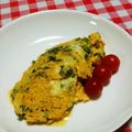 ねねしばこ's cooksnap of when they made 春菊のチーズオムレツ.