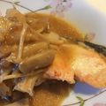 2193's cooksnap of when they made 簡単！フライパンで秋鮭の味噌チーズ焼き.