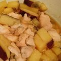 くまゆり☆'s cooksnap of when they made 鶏肉とさつまいもの甘辛煮.