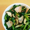 シナモシナモ's cooksnap of when they made ちぢみほうれん草とハムの簡単炒め物.