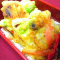 nosso's cooksnap of when they made 冷凍食品で簡単！枝豆のかき揚げ♡.
