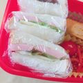 ゆーこリン♡'s cooksnap of when they made 魚肉ソーセージのサンドウィッチ.