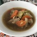 ducktail's cooksnap of when they made 白菜&油揚げ&鶏肉&にんじんの煮物.
