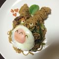 chatamico's cooksnap of when they made デコごはん＊トトロの焼きそば.