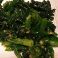 Achans's cooksnap of when they made ほうれん草胡麻和え お弁当 に冷凍保存.