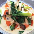 Amerixx's cooksnap of when they made 青梗菜ときのこのヘルシー豆乳クリーム煮.