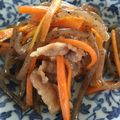 ｱｲﾊﾅ's cooksnap of when they made 基本のきんぴらごぼう.