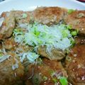 ニャンちゅう23's cooksnap of when they made 大好き♡モヤシ入り肉だんごを中華あんで♡.