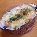 EMSSJ５'s cooksnap of when they made 残ったシチューと冷凍うどんでグラタン.