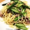 youcay's cooksnap of when they made 簡単♪アスパラと豚肉のペペロンチーノ.
