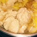 byたまき's cooksnap of when they made 鍋に便利なふわふわ鶏団子.