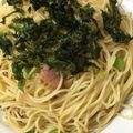なってぃー's cooksnap of when they made えのきとベーコンのにんにく醤油パスタ☆.