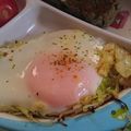 caribbeai's cooksnap of when they made 忙しい朝もたっぷりお野菜☆巣ごもり卵.
