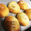grcrwy's cooksnap of when they made HBで米粉パンの胡桃&チョコパン.