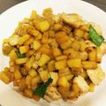 J_son's cooksnap of when they made ボリューム満点！さつまいもと鶏の甘辛炒め.