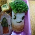 Natsutach's cooksnap of when they made お弁当に…アフロなちくわくん.