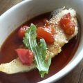 えれぼん's cooksnap of when they made スズキのソテー☆トマトとバルサミコソース.