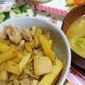 あらくみんみん's cooksnap of when they made 鶏肉の照り焼き丼☆.