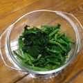 ayumint42's cooksnap of when they made 子供のお気に入り♪ほうれん草のおひたし.