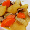 ゆかちん☆De's cooksnap of when they made 簡単！大根と豚肉の煮物.