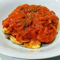yuam28's cooksnap of when they made 鶏むね肉トマトソース添え.