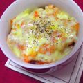 nosso's cooksnap of when they made ★お洒落朝食トマトとツナの焼きリゾット★.