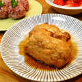 urarako's cooksnap of when they made 具材たっぷり☆簡単☆油揚げの巾着煮.
