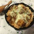 ヴィーナスけい's cooksnap of when they made 唐揚げ簡単リメイク♪スキレットでドリア.