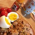 seacomet's cooksnap of when they made m豚ひき肉のピリ辛丼.