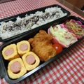 akokuma♪'s cooksnap of when they made ウィンナー入りだし巻き玉子♬.
