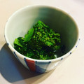waveees's cooksnap of when they made 菜の花のわさび和え.