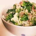 yumyumimi's cooksnap of when they made 菜花とカニカマ和え.