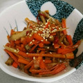 みうらがっちゃん's cooksnap of when they made 簡単！きんぴらごぼう.