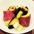 nanochin's cooksnap of when they made 黒豆とさつま芋とキウイのサラダ.