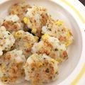 masjco's cooksnap of when they made 自分で食べたい!!手づかみ離乳食☆お焼き.