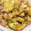 さきちょこ0623's cooksnap of when they made キャベツと豚肉、卵の味噌炒め.