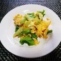 クックCSKE5D☆'s cooksnap of when they made ブロッコリーの茎 卵炒め.
