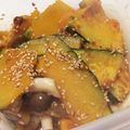 aimama035's cooksnap of when they made かぼちゃとしめじ☆ピリッと甘辛ダレ.